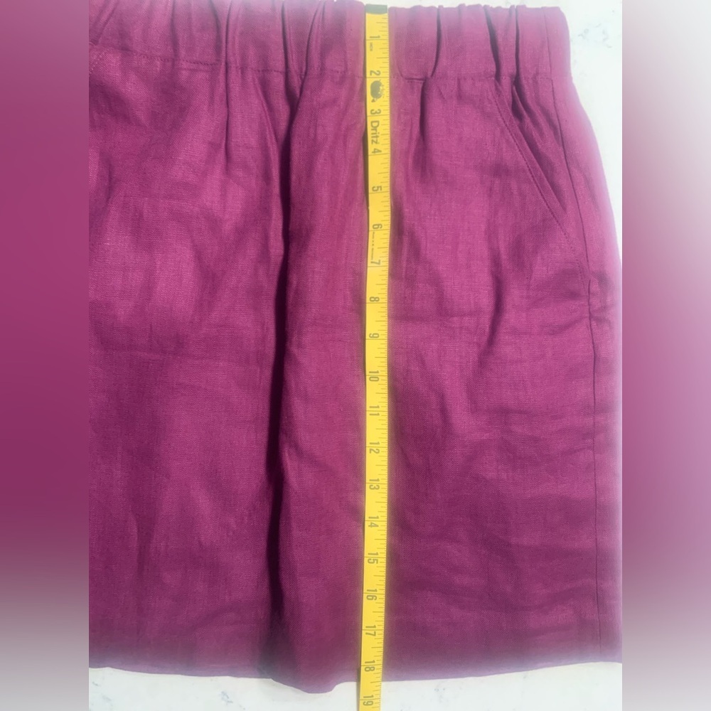 LOFT Linen Mini Skirt NWT - SZ S - Picture 7 of 7